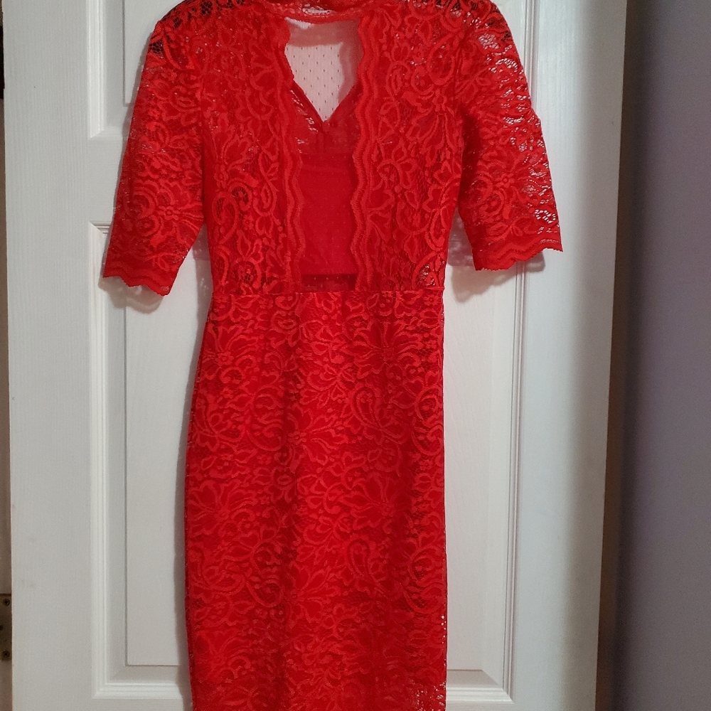 Red express dress